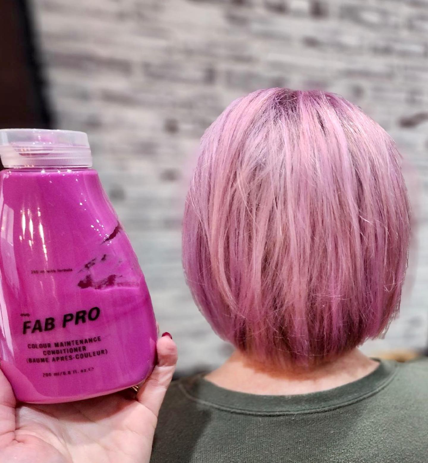 Go P I N K stay P I N K We are loving This CUSTOM color maintenance conditioner from @evohair to keep your color fresh between services! -hair by @shearsara
